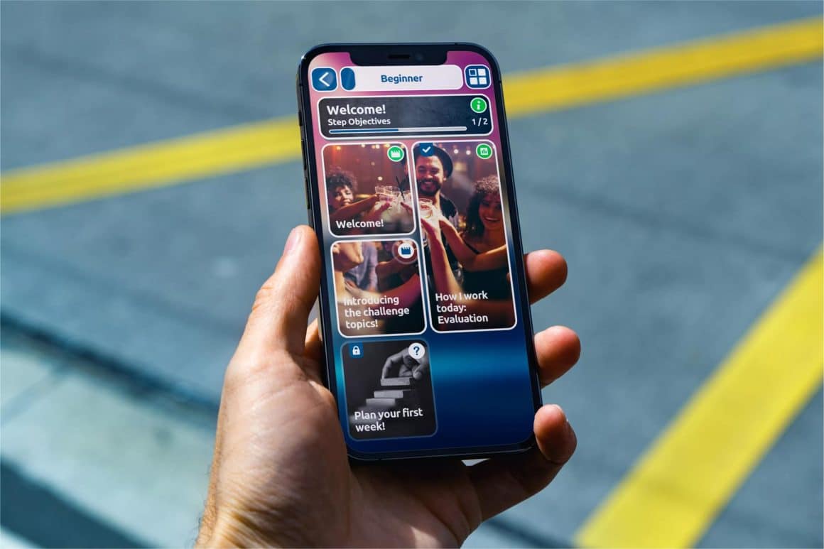 Attensi FAST mobile phone screen
