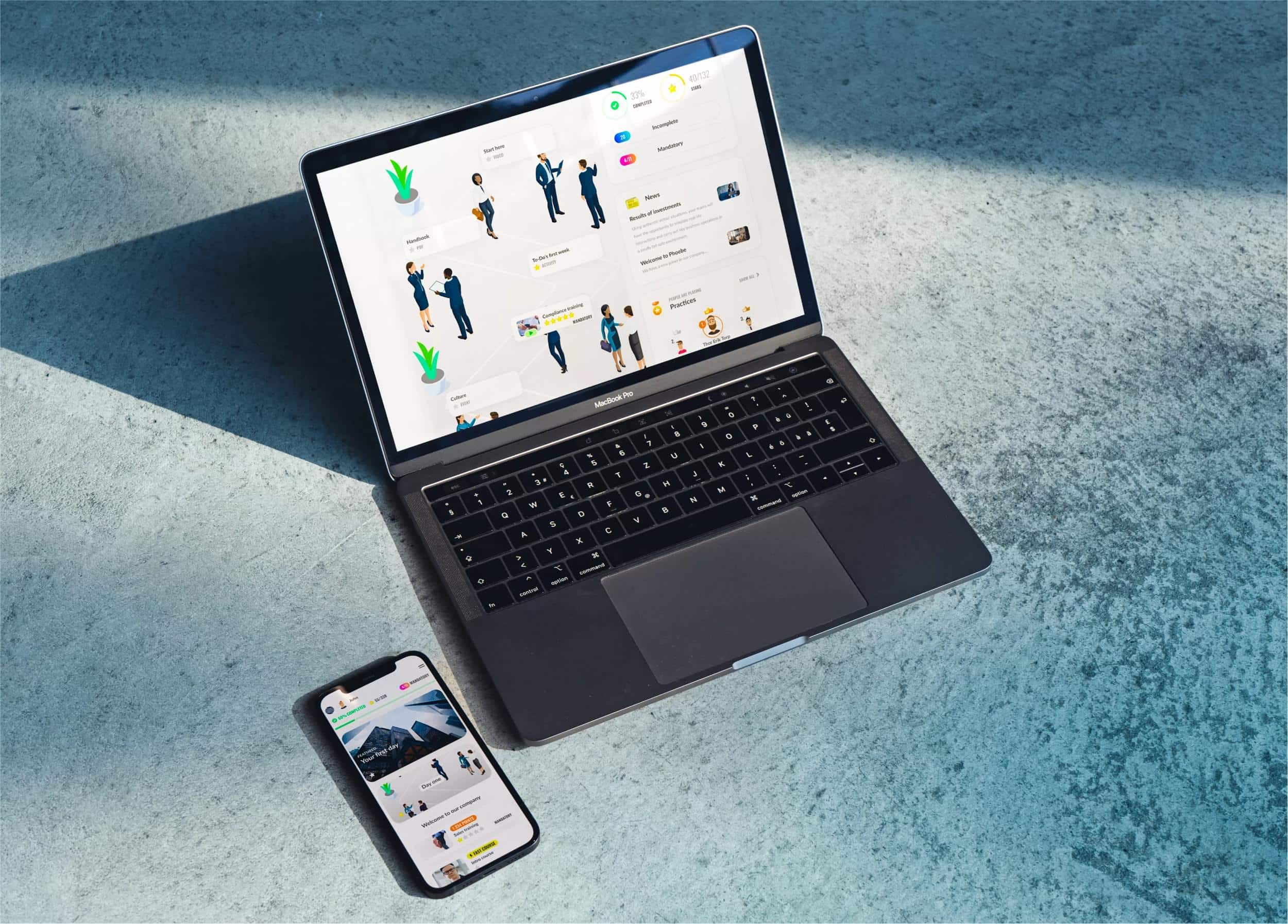 Multidevice PORTAL PC and mobile phone