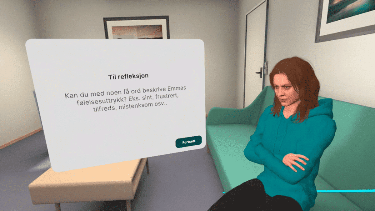 Simulation-based training for mental health professionals